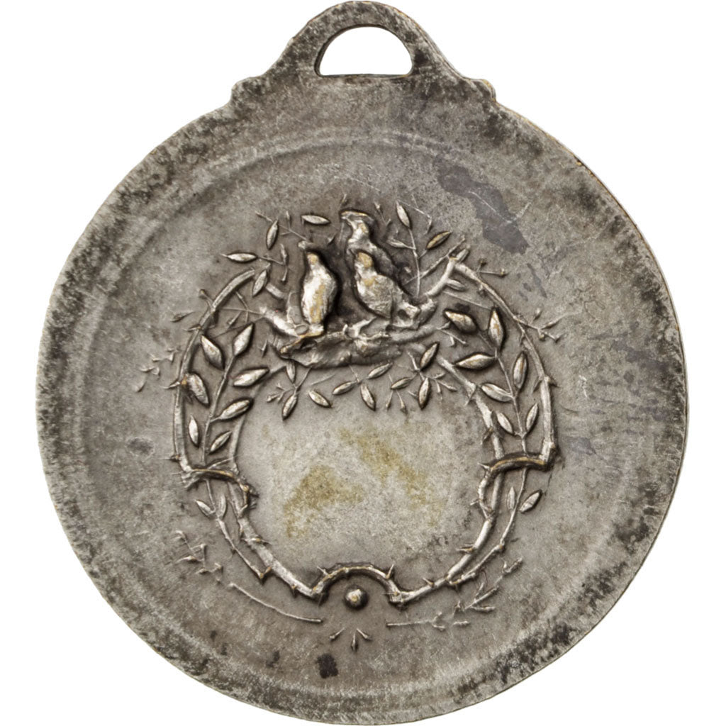 France, Medal, French Third Republic, Politics, Society, War, VF(30-35), Silver