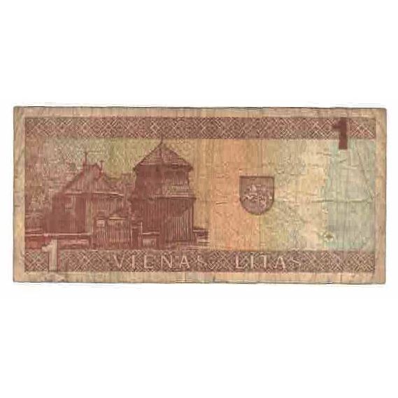 Billet, Lituanie, 1 Litas, 1994, KM:53a, TB