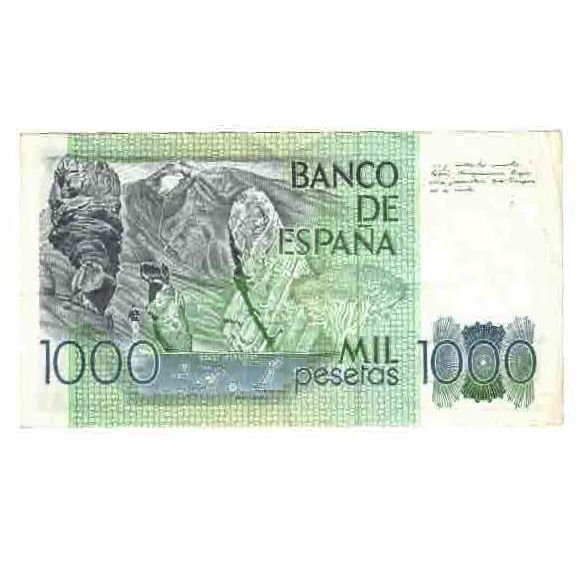 Biljet, Spanje, 1000 Pesetas, 1979, 1979-10-23, KM:158, SUP