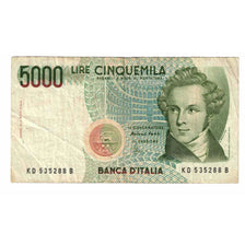 Banknote, Italy, 5000 Lire, D.1985, KM:111b, EF(40-45)