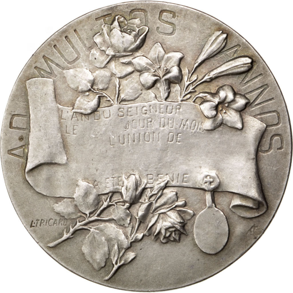 FRANCE, Religions & beliefs, French Third Republic, Medal, AU(55-58), Silver,...