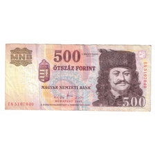Banconote, Ungheria, 500 Forint, 2007, KM:188e, BB