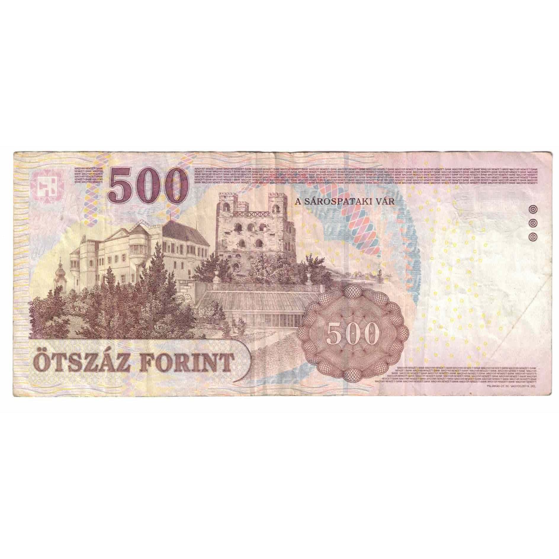 Geldschein, Ungarn, 500 Forint, 2007, KM:188e, SS
