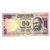 Banknot, India, 50 Rupees, 2016, KM:104a, EF(40-45)