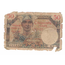 Frankrijk, 50 Francs, 1947 French Treasury, Undated (1947), A.1., AB, KM:M8