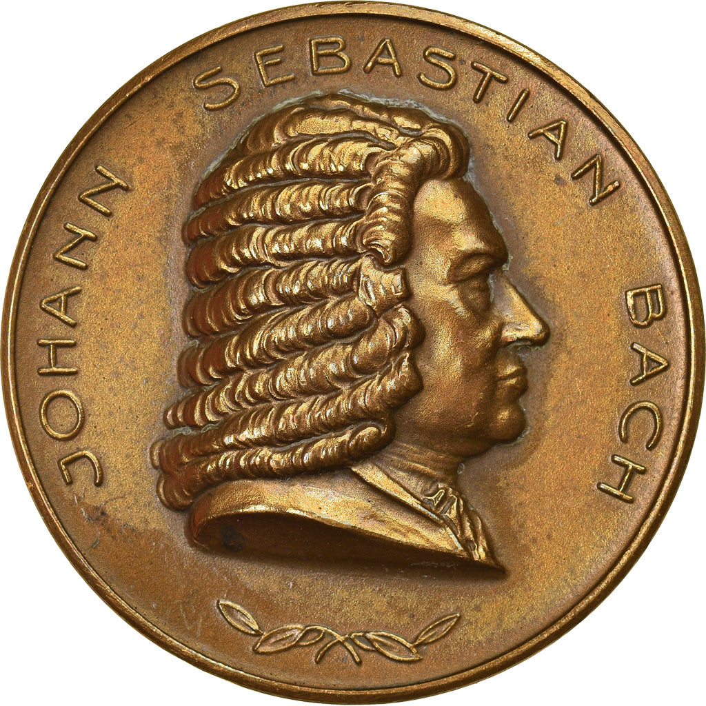Germany, Medal, Johan Sabastian Bach, Arts & Culture, AU(50-53), Bronze