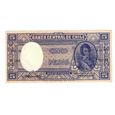 Geldschein, Chile, 5 Pesos = 1/2 Condor, KM:119, UNZ-