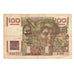 Francia, 100 Francs, Jeune Paysan, 1953, U.516, MBC, Fayette:28.35, KM:128d
