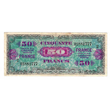 Francia, 50 Francs, Flag/France, 1944, SÉRIE 1944, MBC, Fayette:VF19.01