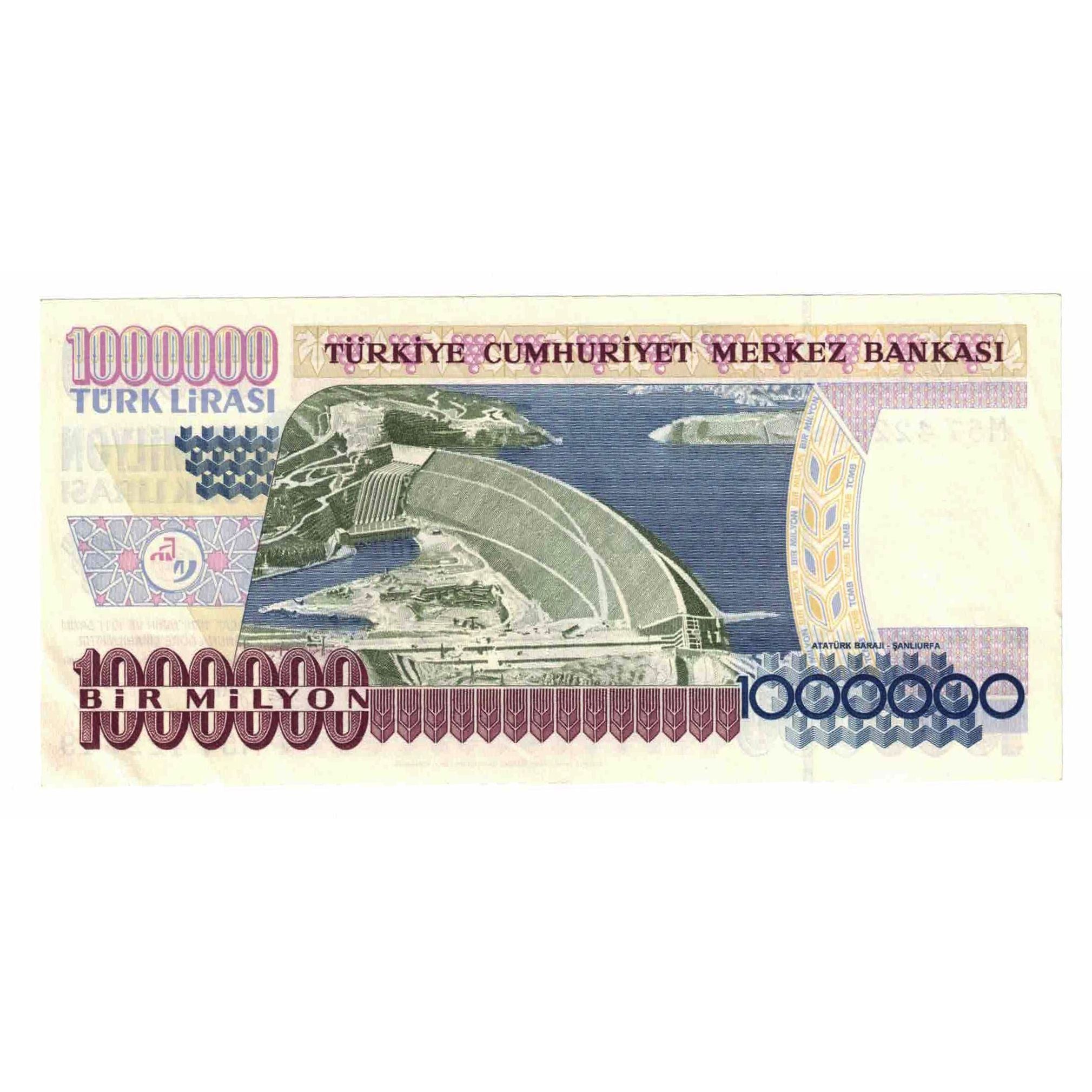 Banknote, Turkey, 1,000,000 Lira, 1970, KM:209, UNC(63)