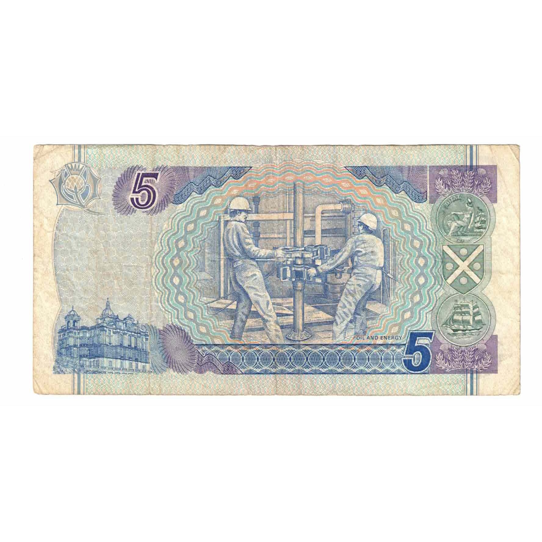 Billete, 5 Pounds, 1998, Escocia, 1998-08-05, KM:119c, BC