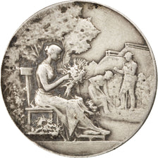 France, Medal, French Third Republic, Flora, Vernon, AU(50-53), Silver