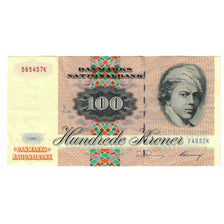 Banknote, Denmark, 100 Kroner, 1972, Undated (1972), KM:51a, EF(40-45)