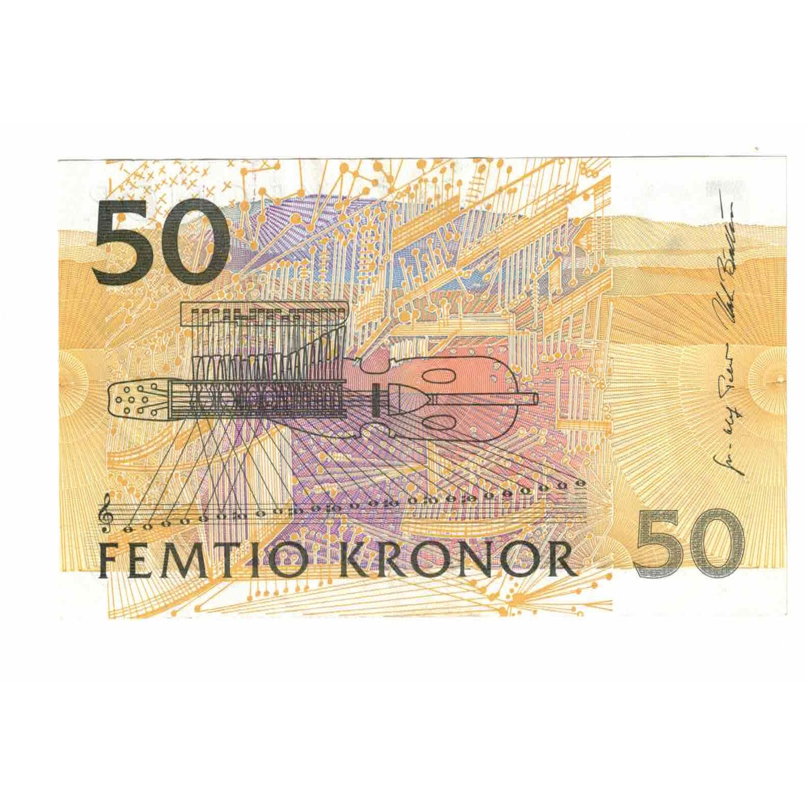 Banknote, Sweden, 50 Kronor, KM:62a, AU(55-58)