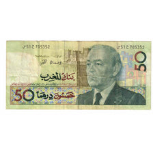 Billete, 50 Dirhams, 1987, Marruecos, KM:64a, MBC