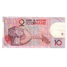 Billet, Maroc, 10 Dirhams, Undated (1987), KM:63a, TTB