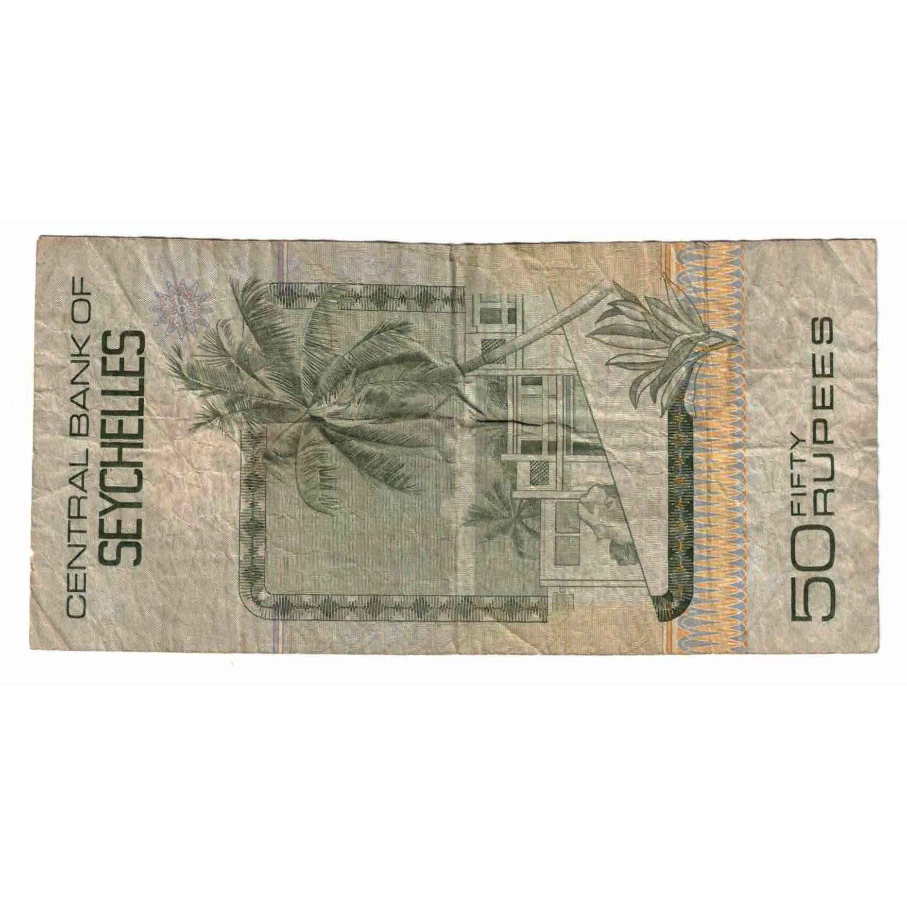 Banknote, Seychelles, 50 Rupees, 1983, KM:30a, VF(20-25)