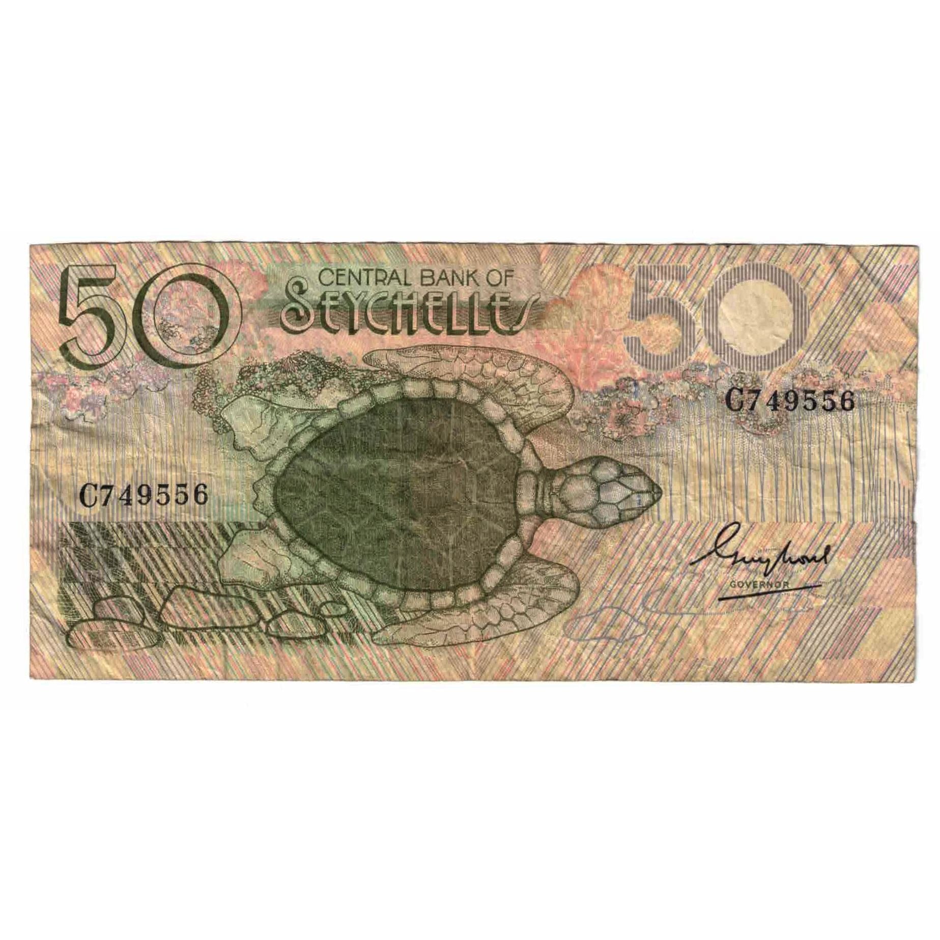 Geldschein, Seychelles, 50 Rupees, 1983, KM:30a, S