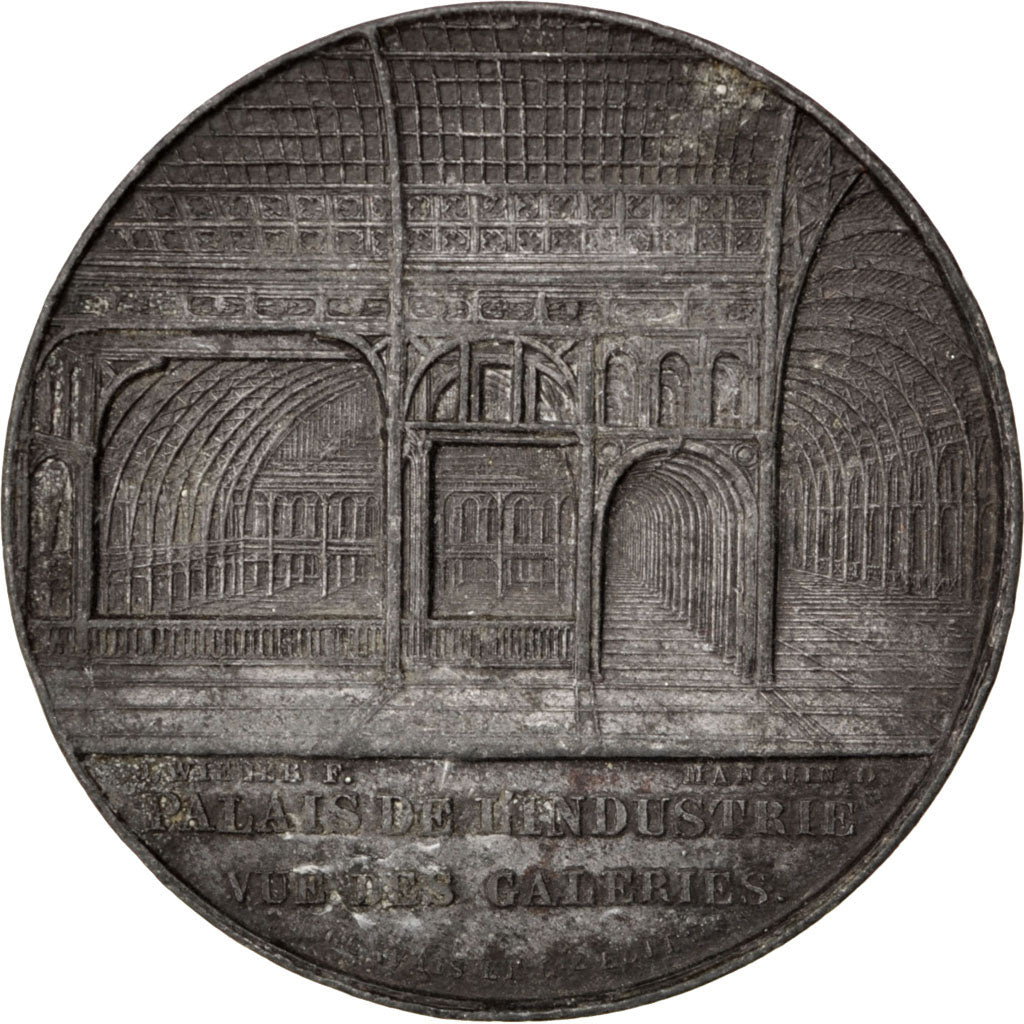 FRANCE, Business & industry, Second French Empire, Medal, EF(40-45), Tin, 36,...
