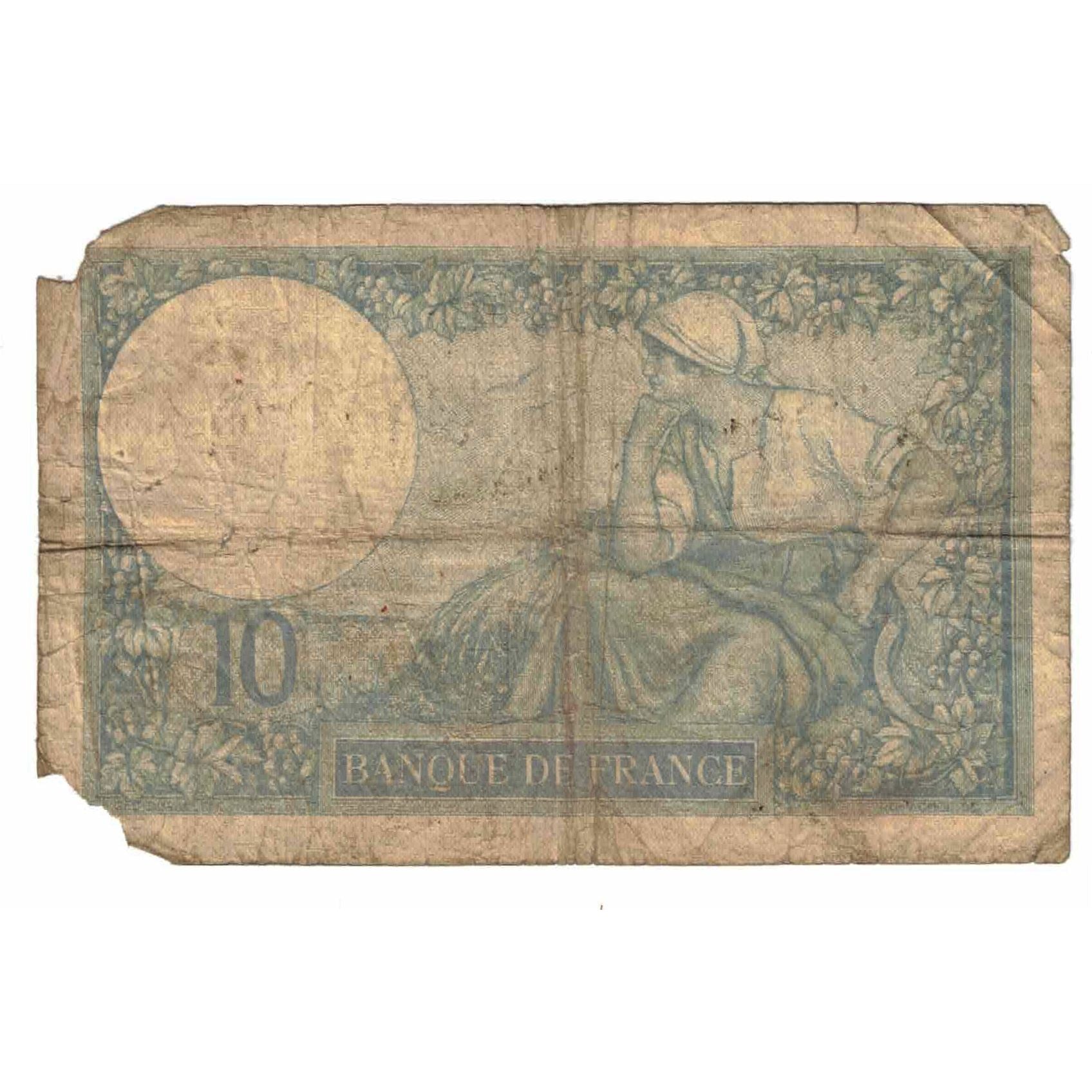 Francja, 10 Francs, Minerve, 1932, L.65916, VG(8-10), Fayette:6.16, KM:73d