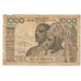 Nota, Estados da África Ocidental, 1000 Francs, 1977, Ivory Coast, KM:103Al