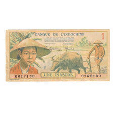 Banknote, FRENCH INDO-CHINA, 1 Piastre, KM:74a, VG(8-10)