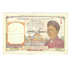 Billet, Indochine française, 1 Piastre, 1936, KM:54b, SUP