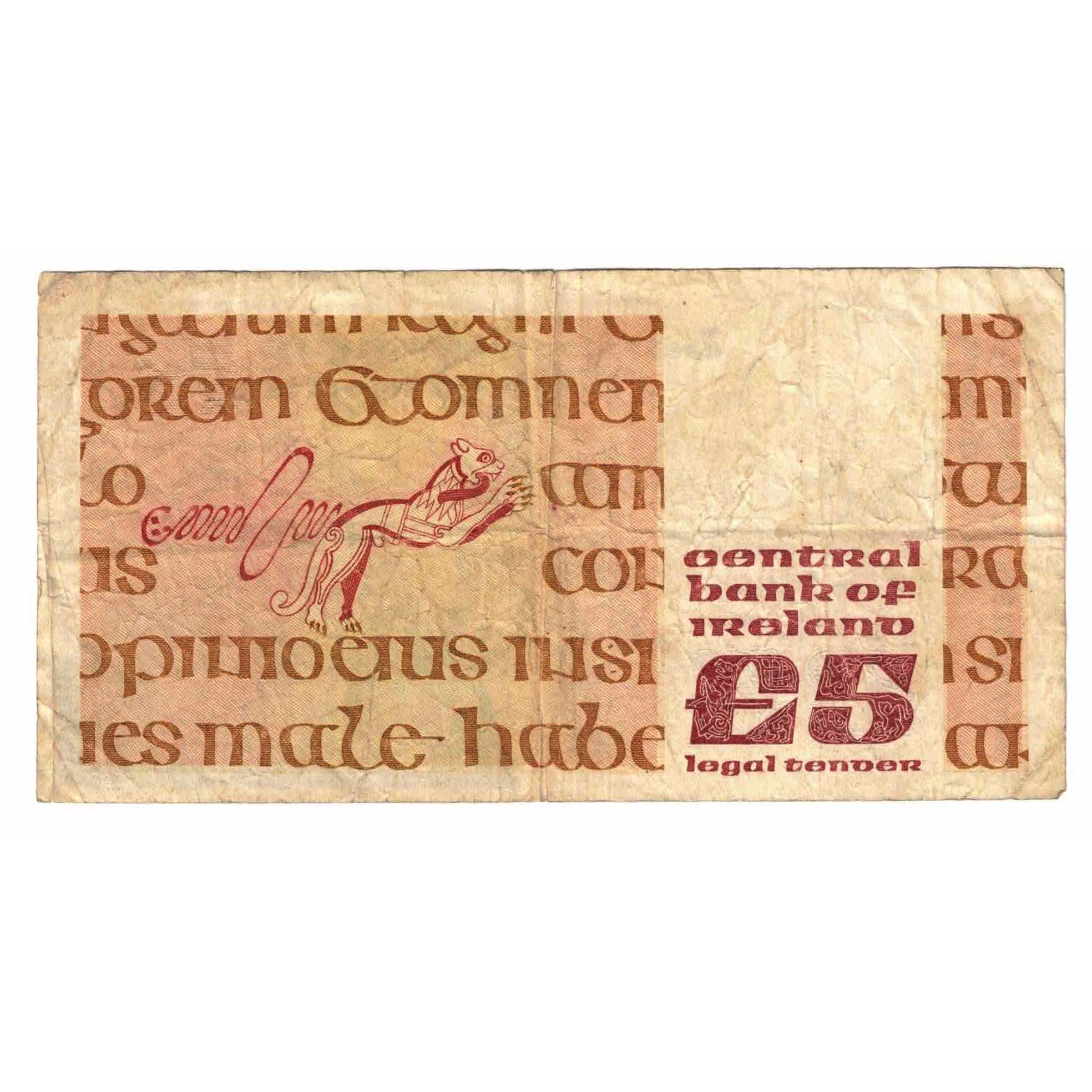 Banknote, Ireland - Republic, 5 Pounds, 1979, 1979-05-10, KM:71c, VF(20-25)