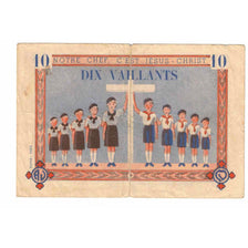 France, Tourist Banknote, 10 VAILLANTS, VF(20-25)