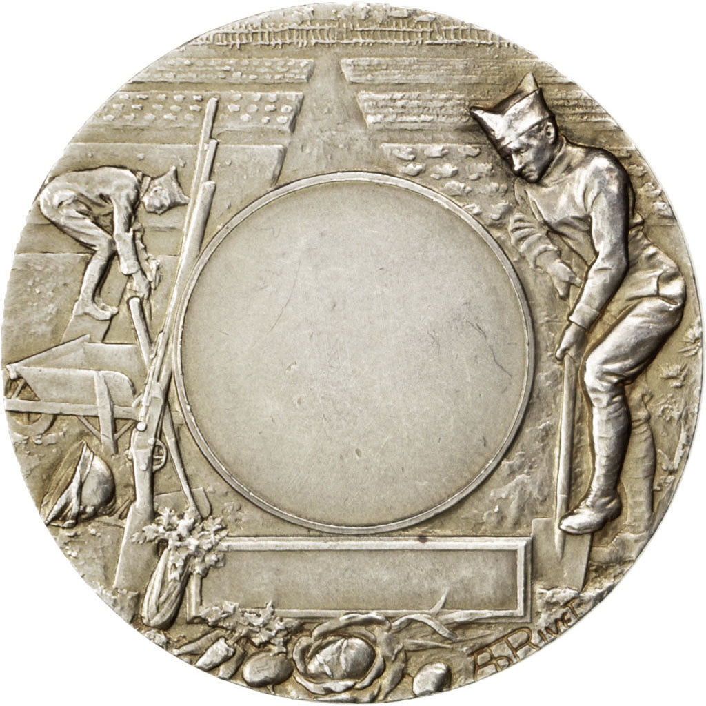 FRANCE, Politics, Society, War, French Third Republic, Medal, AU(55-58), Rivet,.
