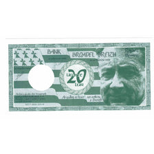 France, Tourist Banknote, BANK BROADEL BREIZH, 1992, UNC(65-70)
