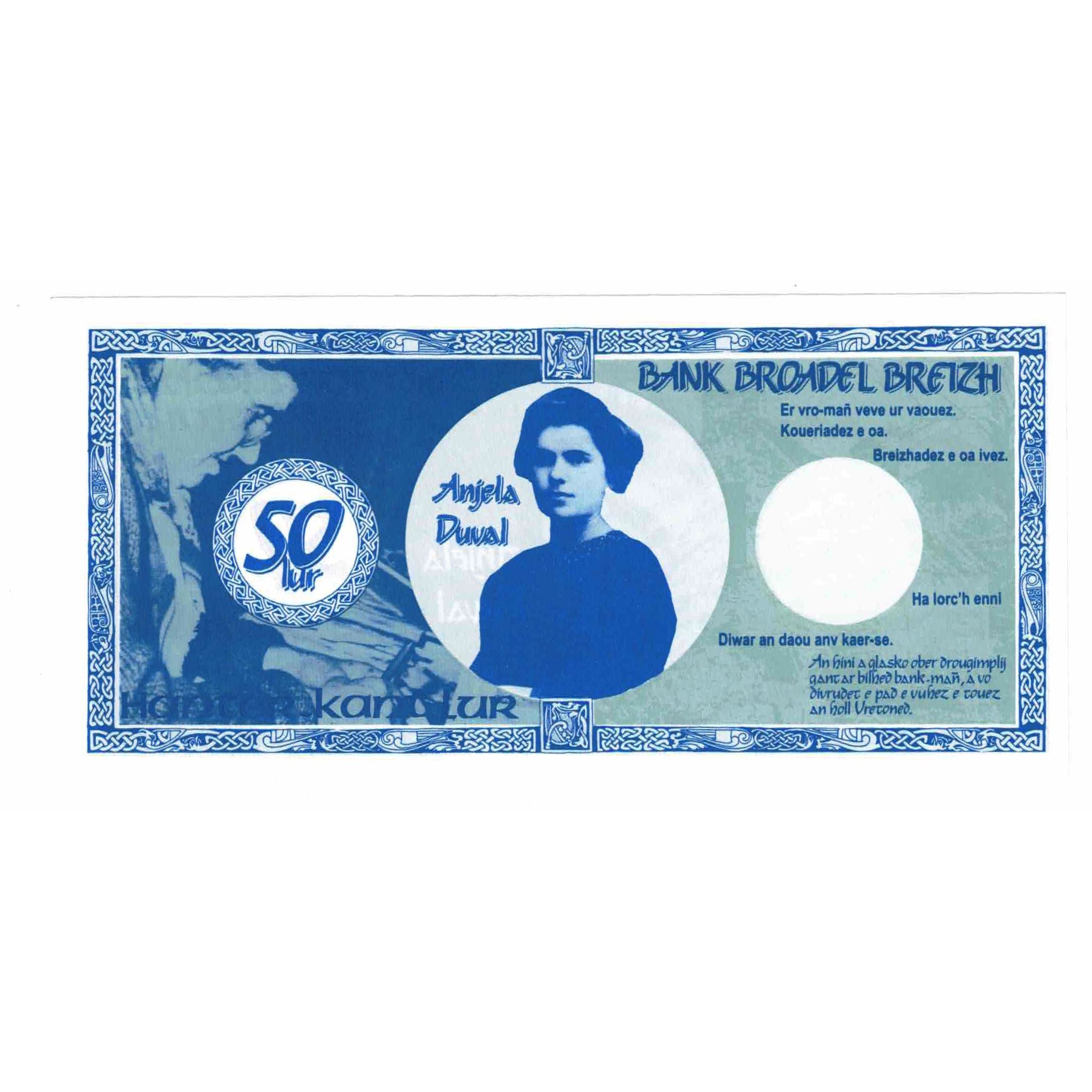 France, Billet Touristique, BANK BROADEL BREIZH, NEUF