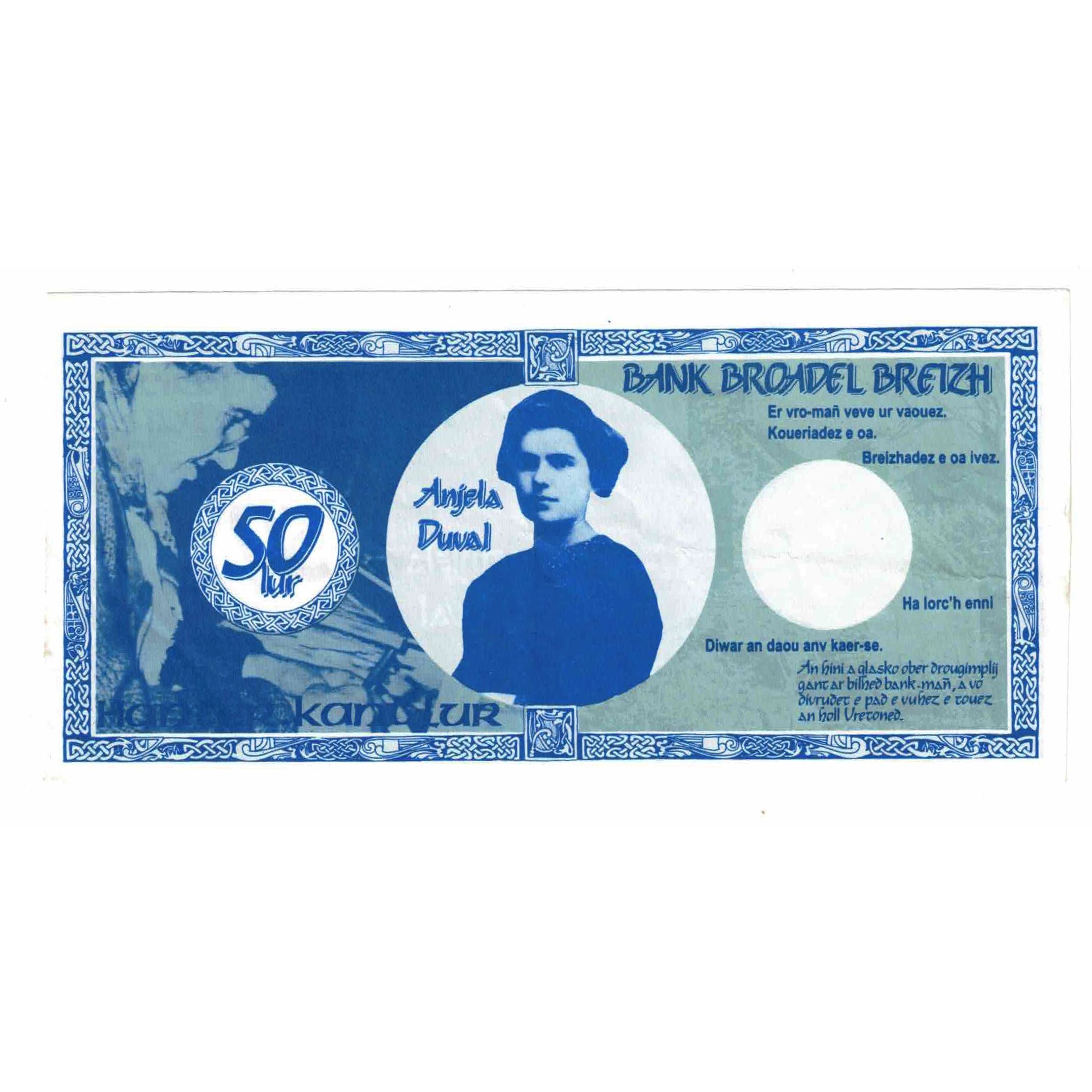 France, Billet Touristique, BANK BROADEL BREIZH, NEUF