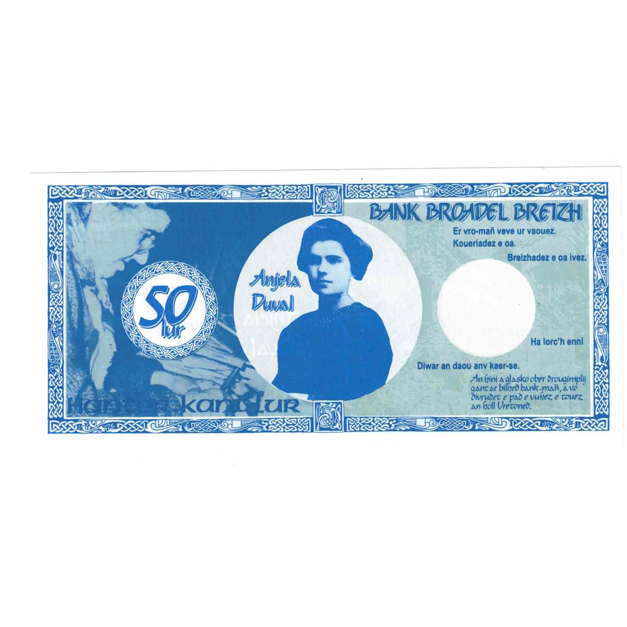 France, Billet Touristique, BANK BROADEL BREIZH, NEUF