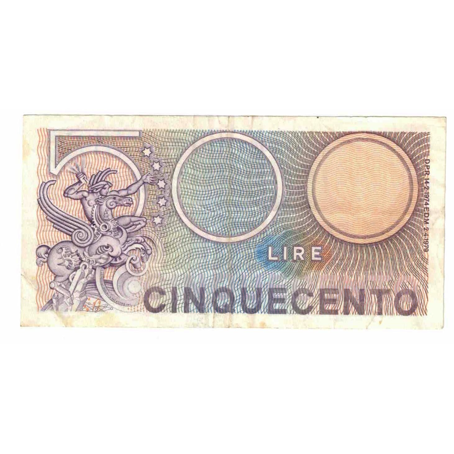 Banconote, Italia, 500 Lire, 1979, 1979-04-02, KM:94, SPL-