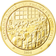 FRANCE, History, First French Empire, Medal, MS(60-62), Vermeil, 44, 37.60