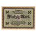 Banknote, Memel, 50 Mark, 1922, 1922-02-22, KM:7b, UNC(64)