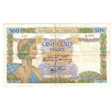 Francja, 500 Francs, La Paix, 1941, R.1977, EF(40-45), Fayette:32.13, KM:95a