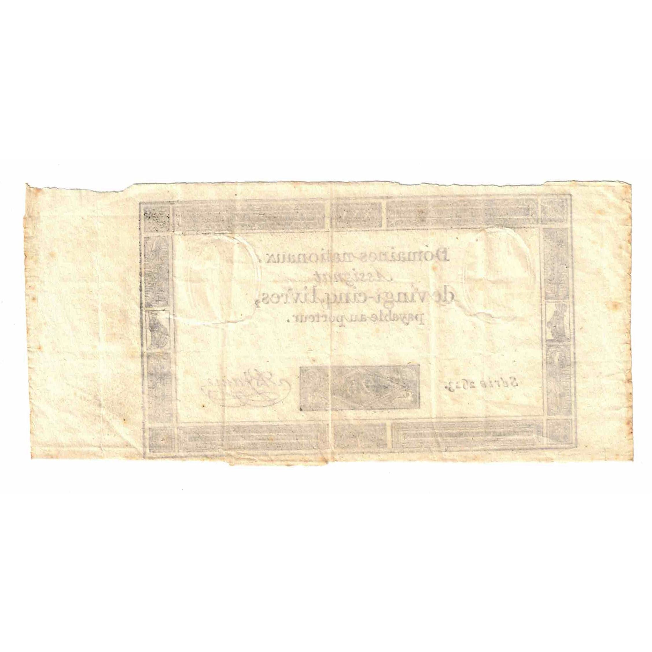 Frankrijk, 25 Livres, Série 2623, DOMAINES NATIONAUX, SUP, KM:A71