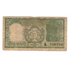 Billete, 5 Rupees, India, KM:55, RC
