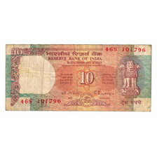 Banconote, India, 10 Rupees, 1997, Undated (1997), KM:88f, MB