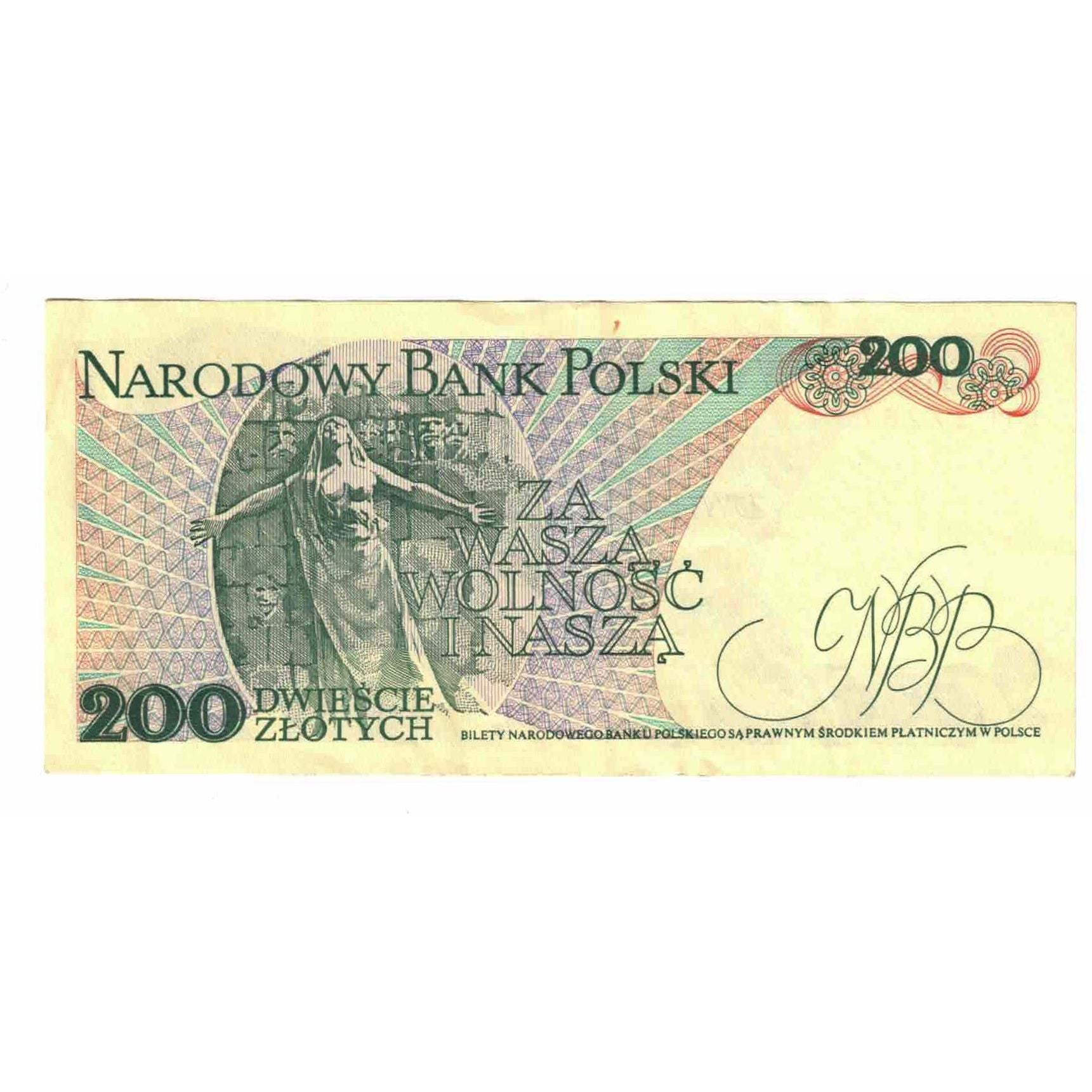 Banknote, Poland, 200 Zlotych, 1988-12-01, KM:144c, AU(55-58)