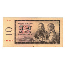 Banknote, Czechoslovakia, 10 Korun, 1960, KM:88b, AU(55-58)