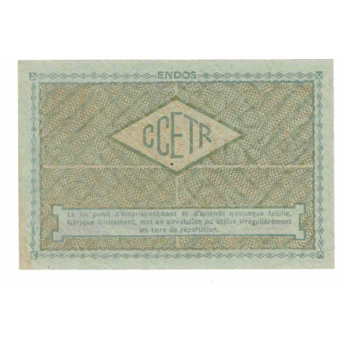 France, Acier Ordinaire, 1948, Billet de 10 kilos de produits sidérurgiques en