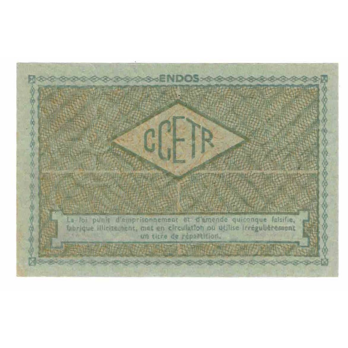 France, Acier Ordinaire, 1948, Billet de 10 kilos de produits sidérurgiques en