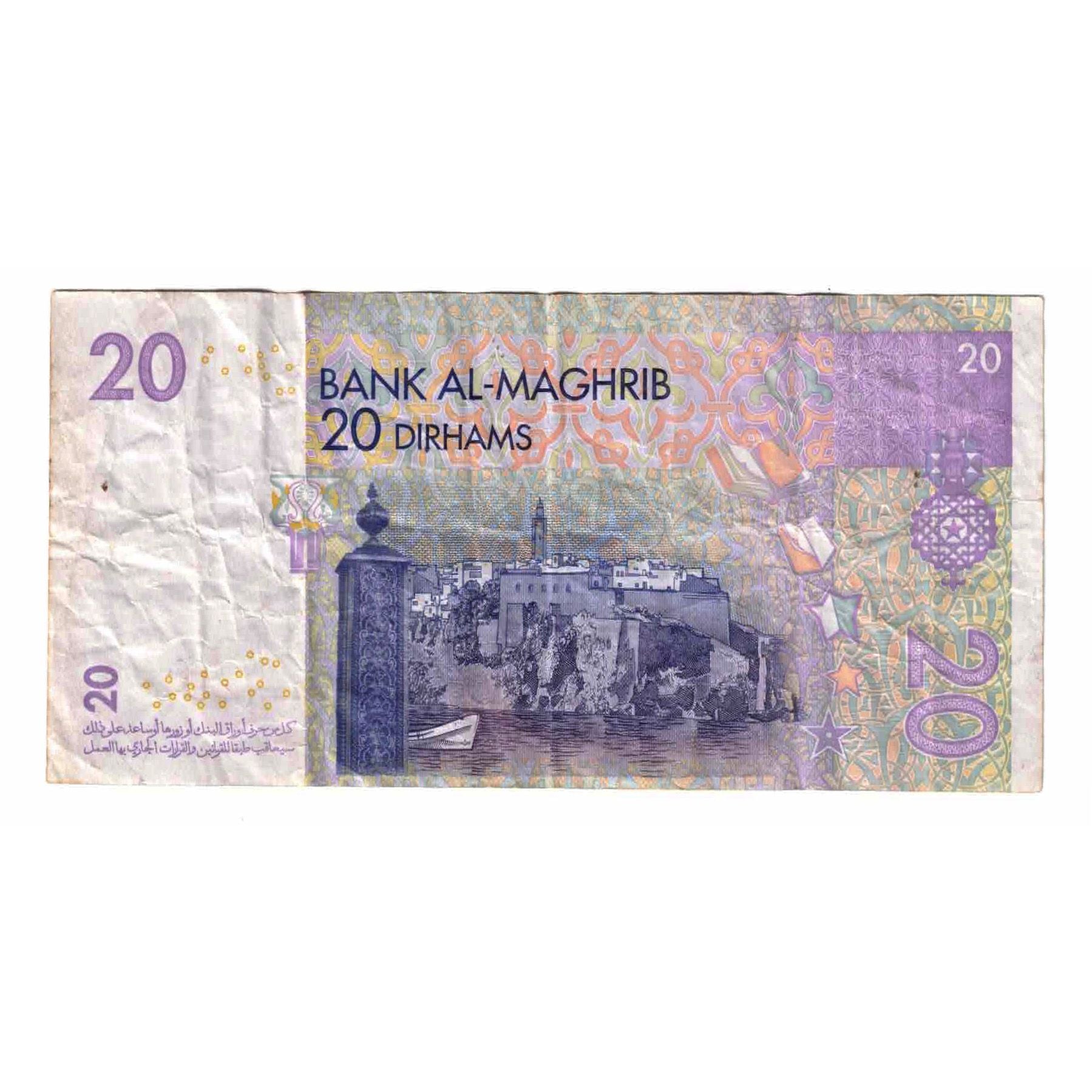 Banknote, Morocco, 20 Dirhams, KM:68, EF(40-45)