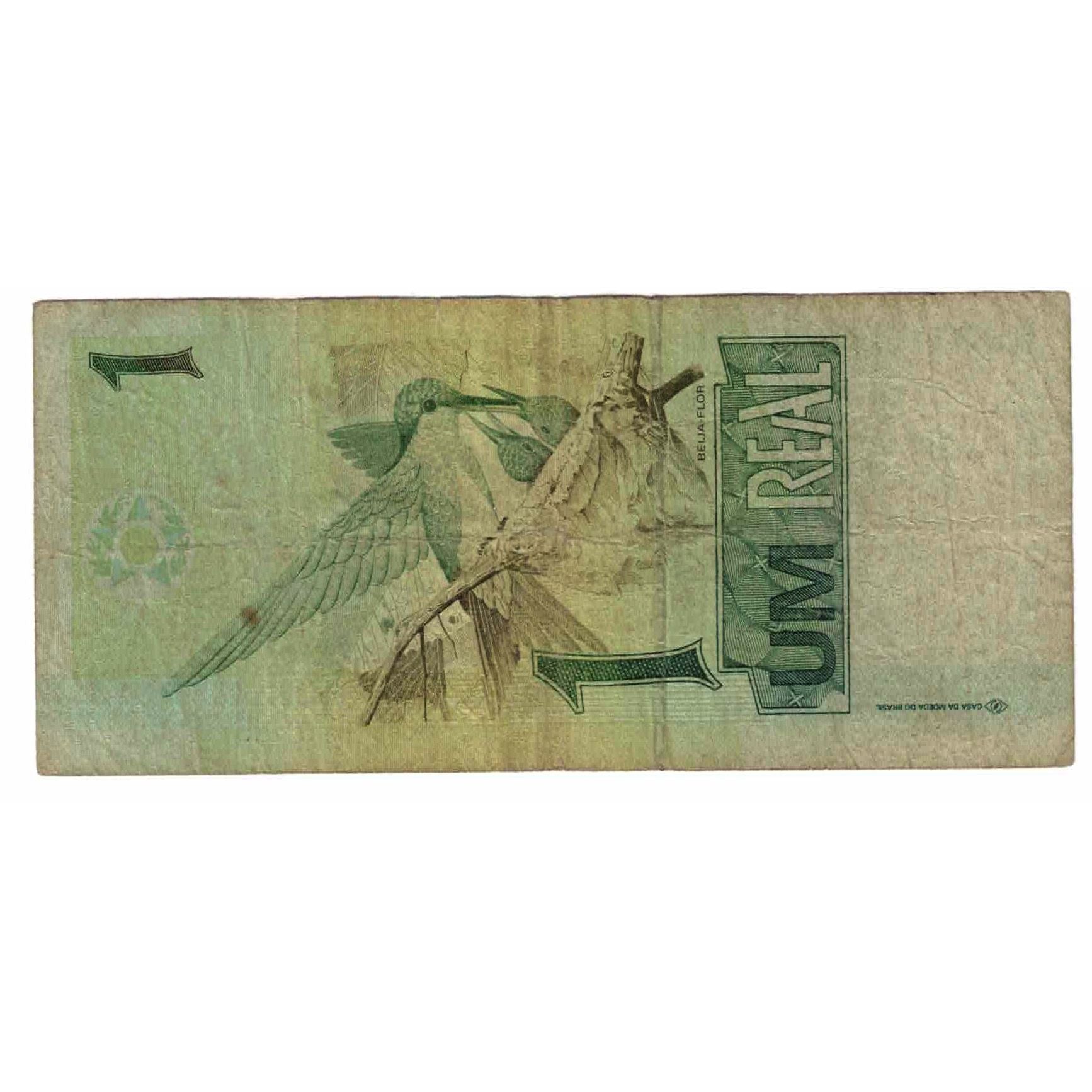 Banknote, Brazil, 1 Réal, KM:243b, VF(20-25)