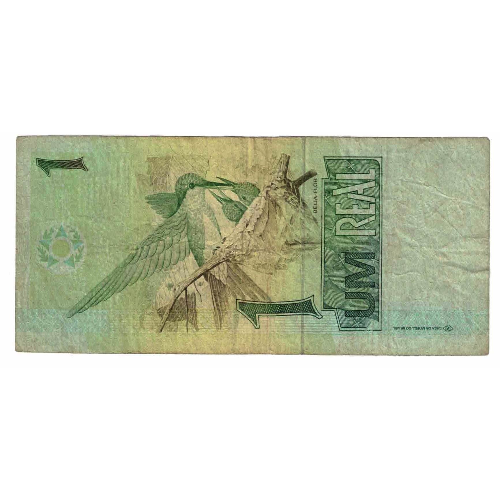 Biljet, Brazilië, 1 Réal, KM:243c, TB