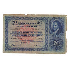 Banconote, Svizzera, 20 Franken, 1946, 1946-08-31, KM:39o, MB