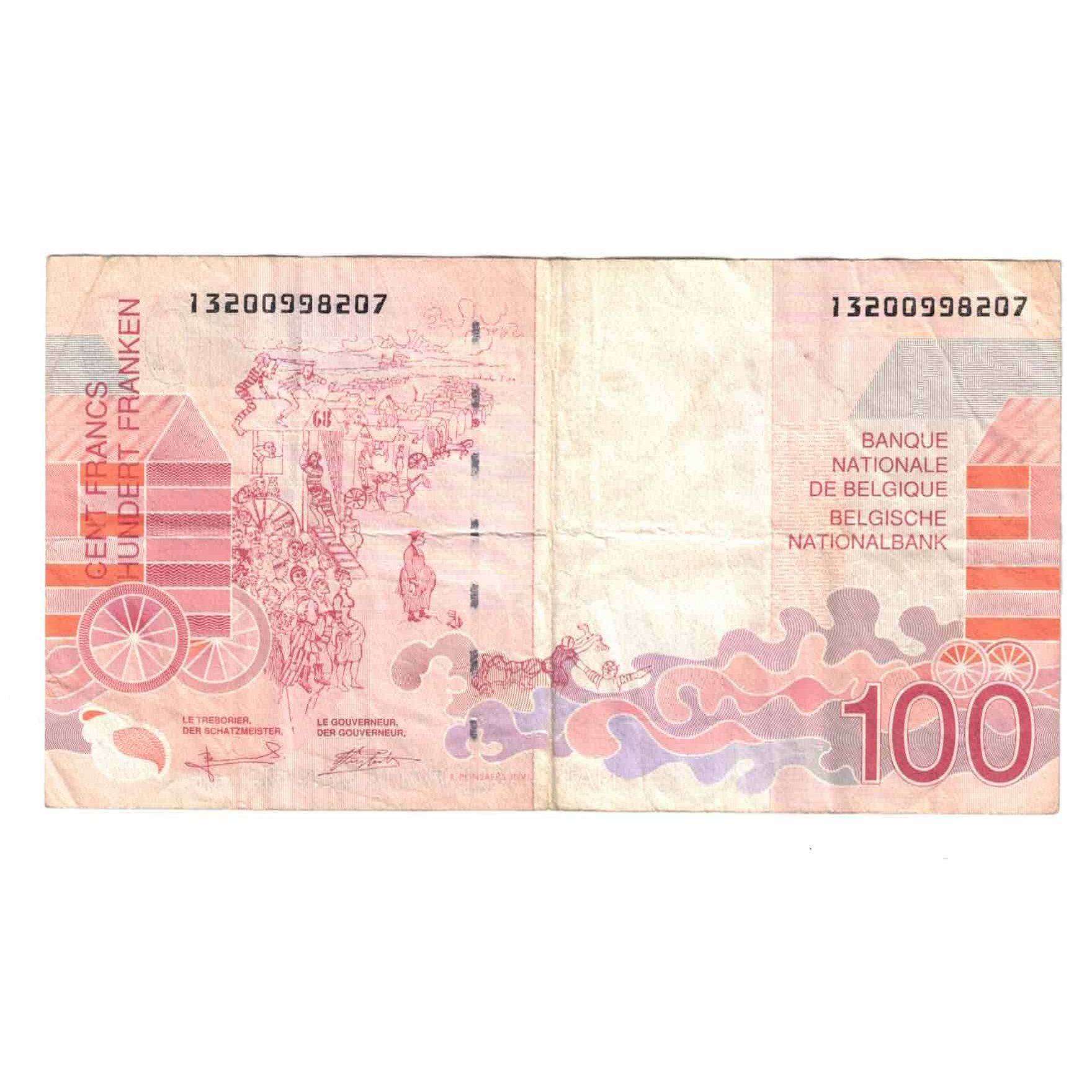 Billet, Belgique, 100 Francs, KM:147, TTB